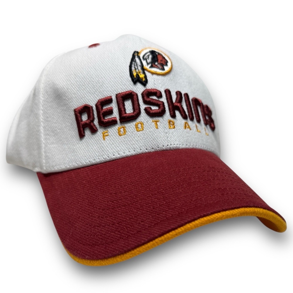 Adidas Washington Redskins NFL Football Strapback Hat OSFM White Red NWOT